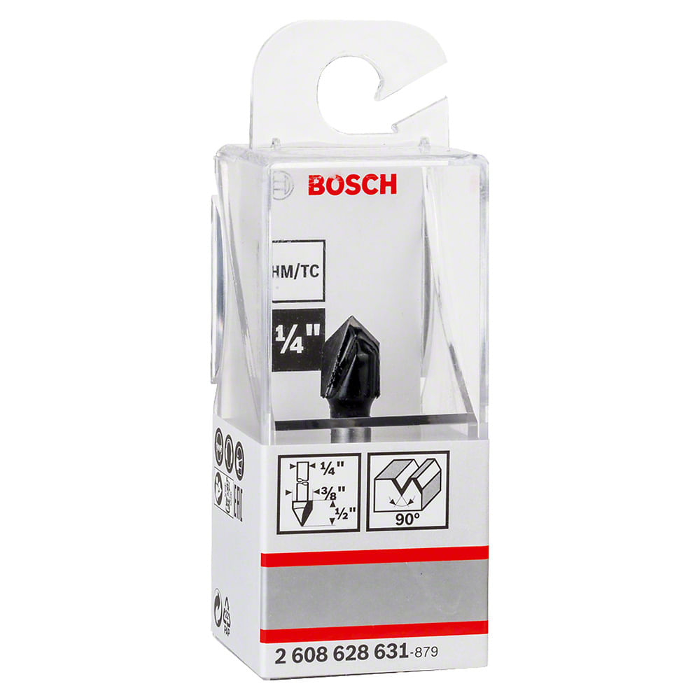 Fresa para Ranhura em V 3-8 Haste 1-4 Bosch-76406_0